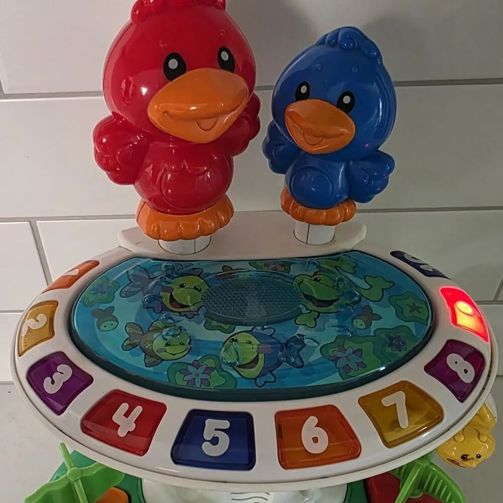 Fisher Price Bird Bath Toy Laugh And Learn - Complete & Working!